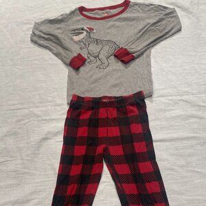 The Childrens Place Boy 2pc Pajama Set Medium 8 Dinosaur Set